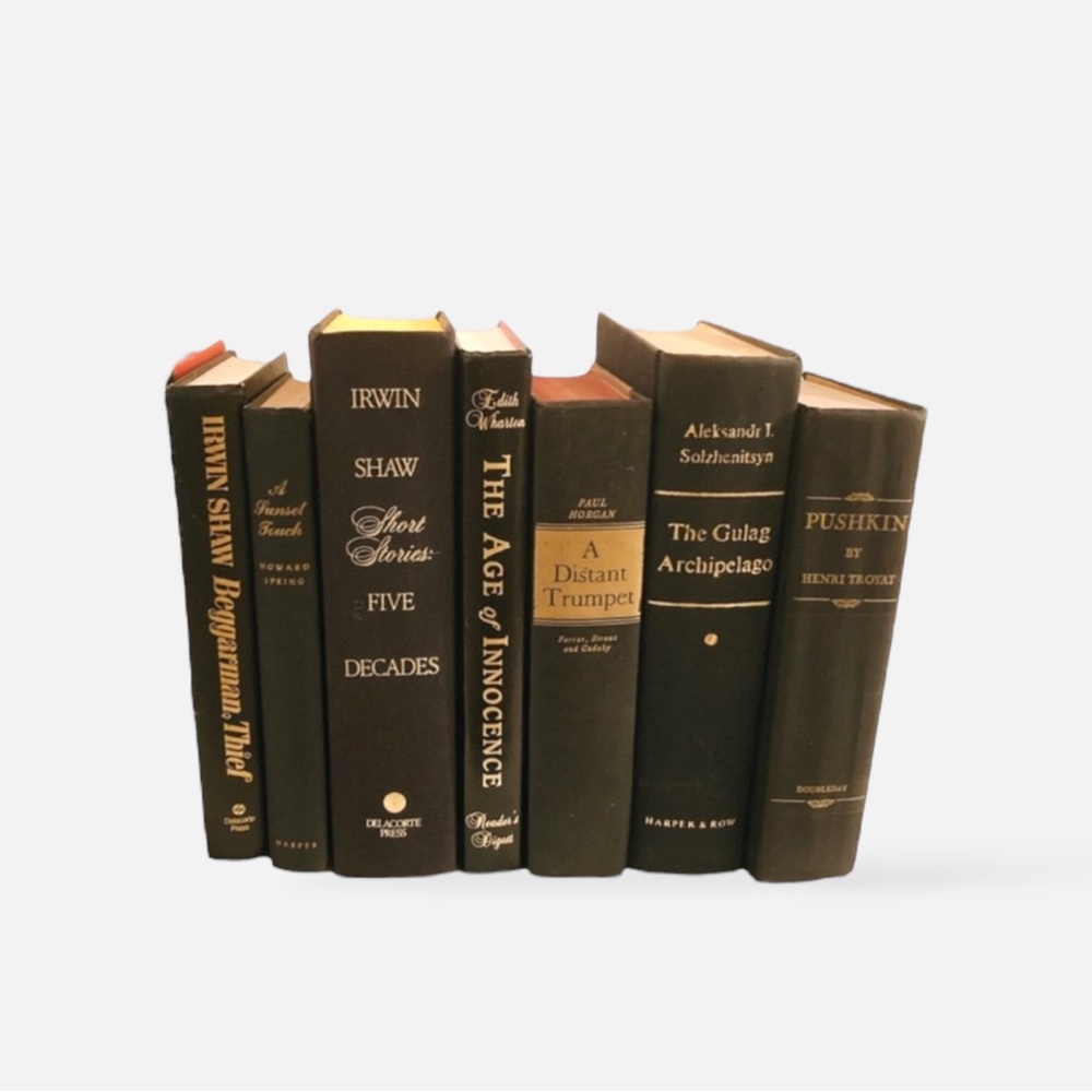 7 Rare Vintage Hardcover Books